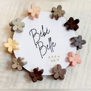 Baby or Toddler Daisy and Mickey Hair Clips Bundle